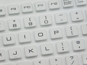 Fully sealed silicone rubber keyboard designed to help key surface easily clean