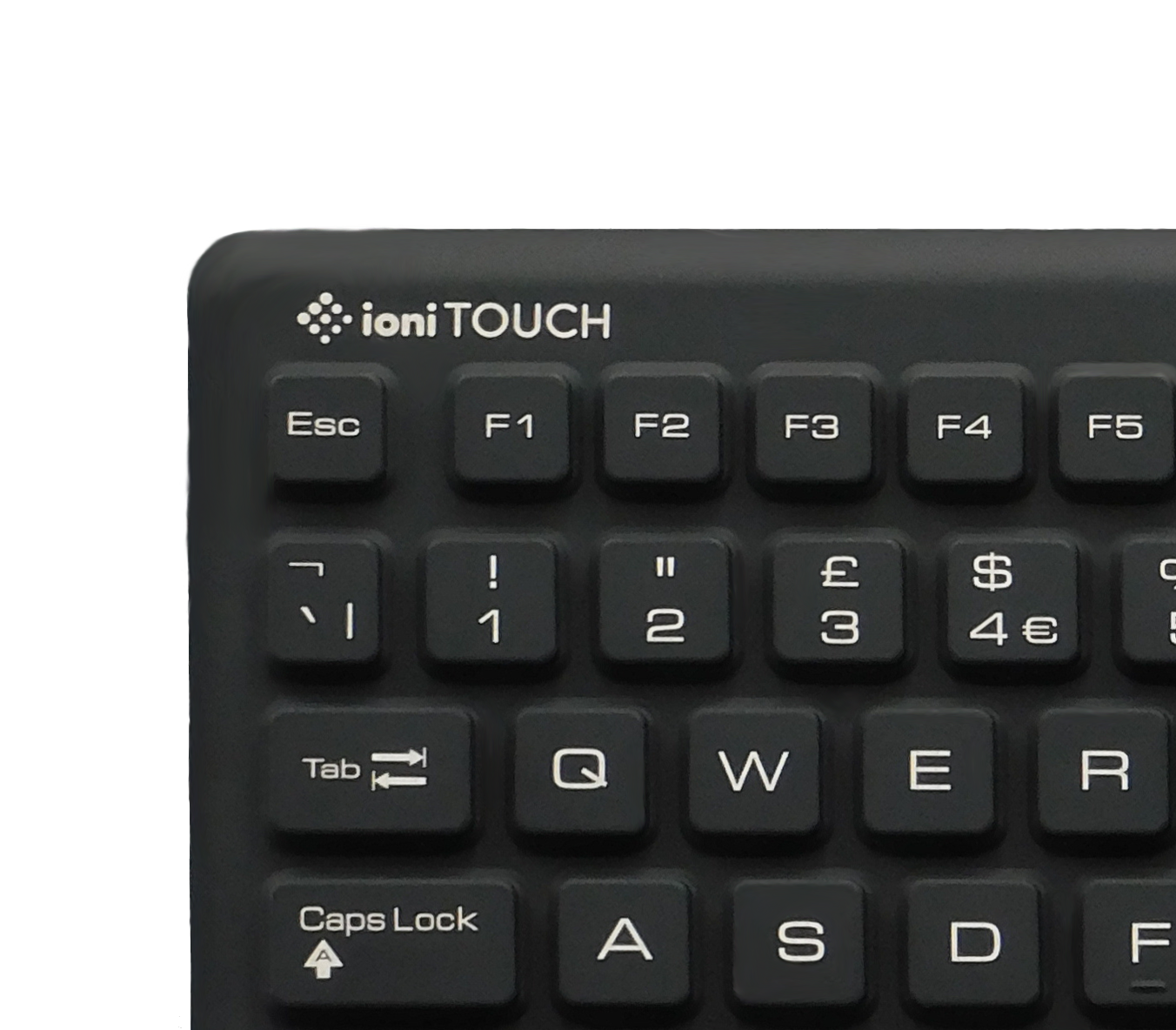 Fully sealed silicone rubber keyboard