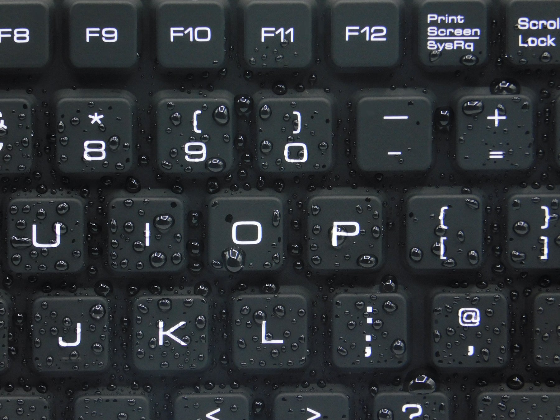 Waterproof keyboard